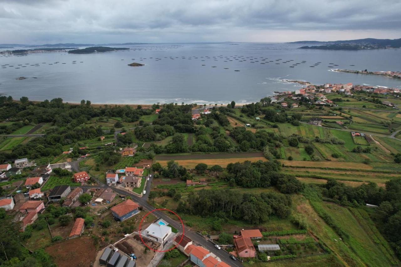 Casa Os Balcons Ria De Arousa Boiro Exteriör bild
