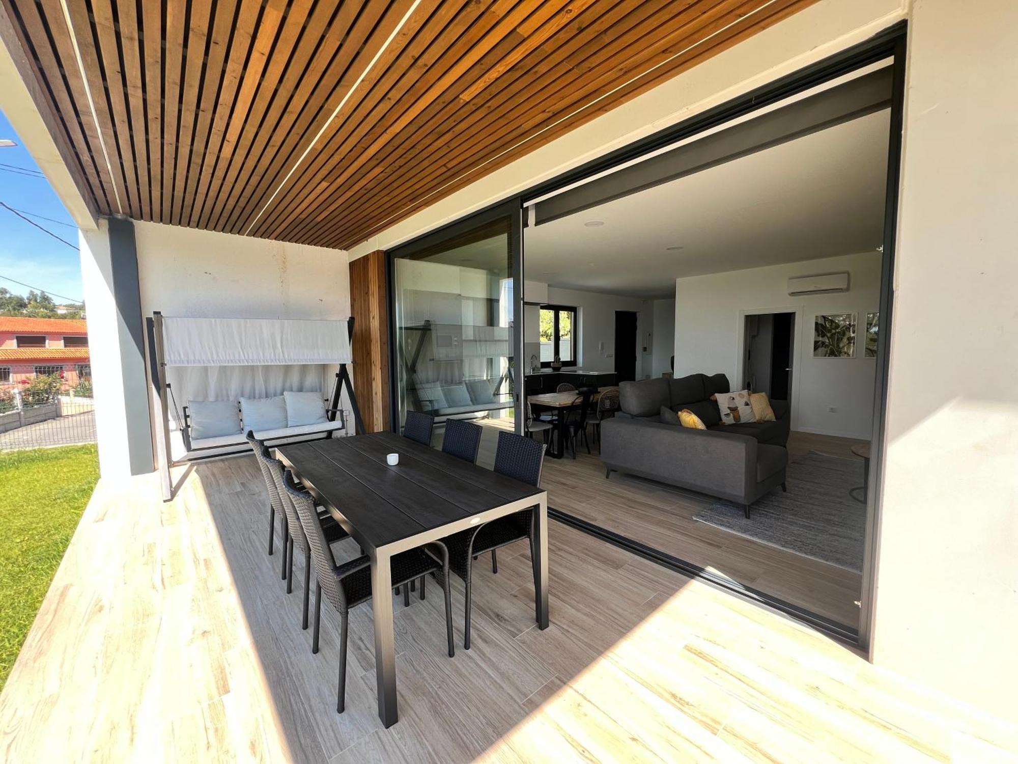 Casa Os Balcons Ria De Arousa Boiro Exteriör bild