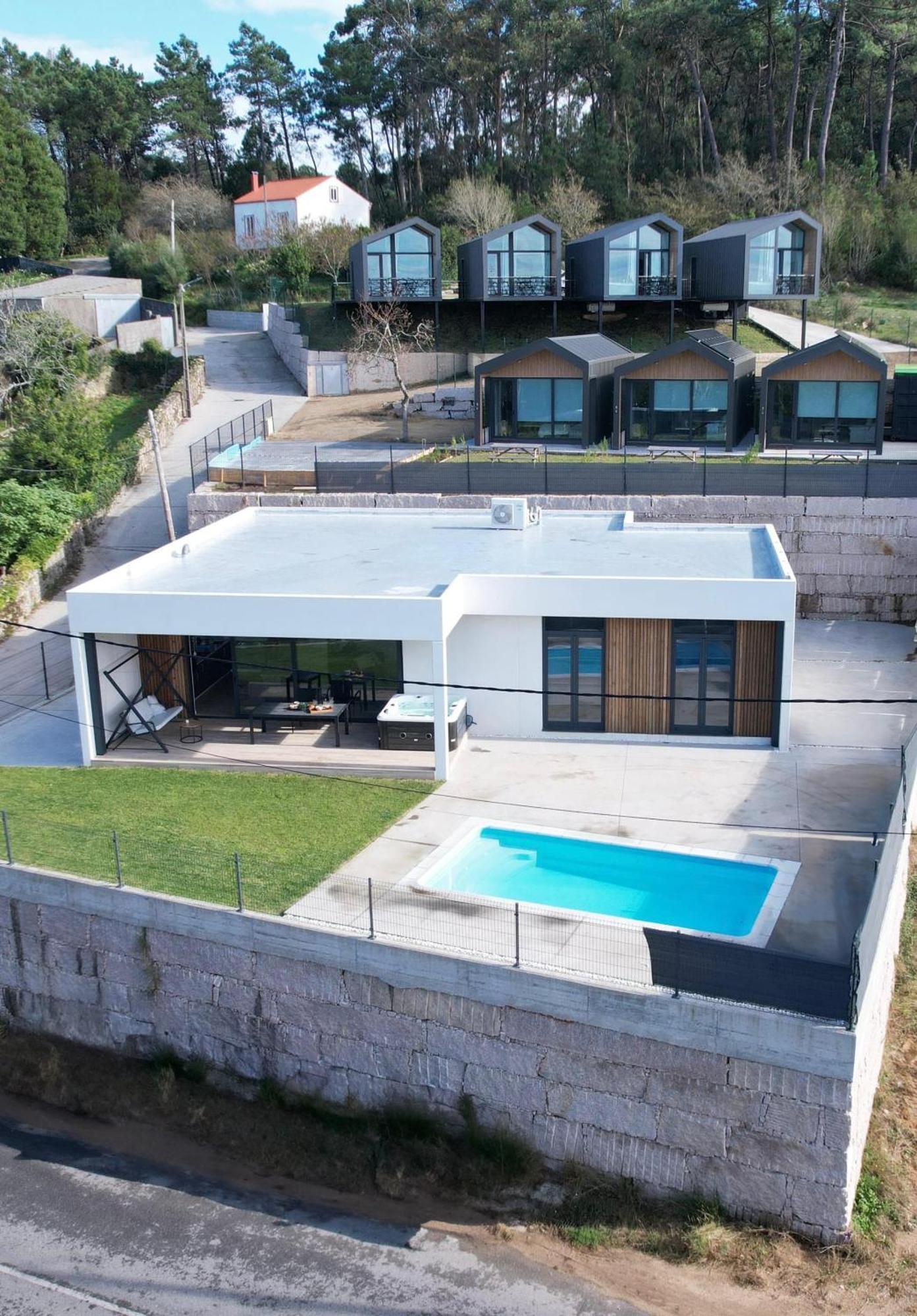 Casa Os Balcons Ria De Arousa Boiro Exteriör bild